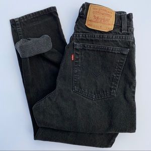 HP 💘 VTG LEVI’S • black high waisted denim jeans